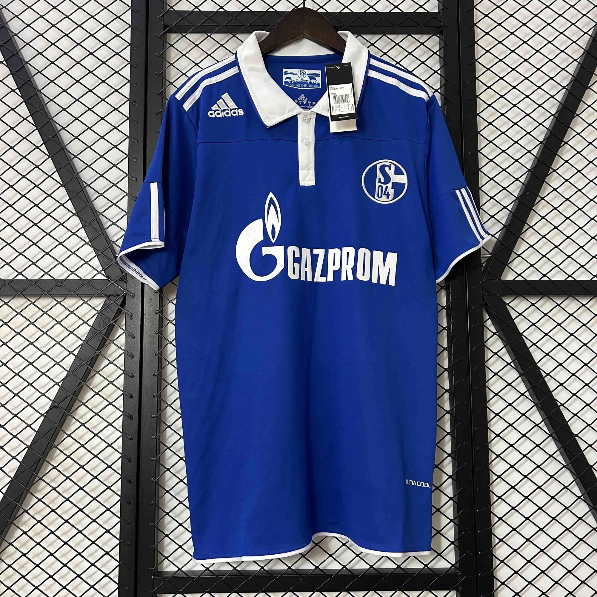 10-11 Schalke 04 Home Retro Kit Vintage Shirt AAAAJersey Supplier Yupoo 5