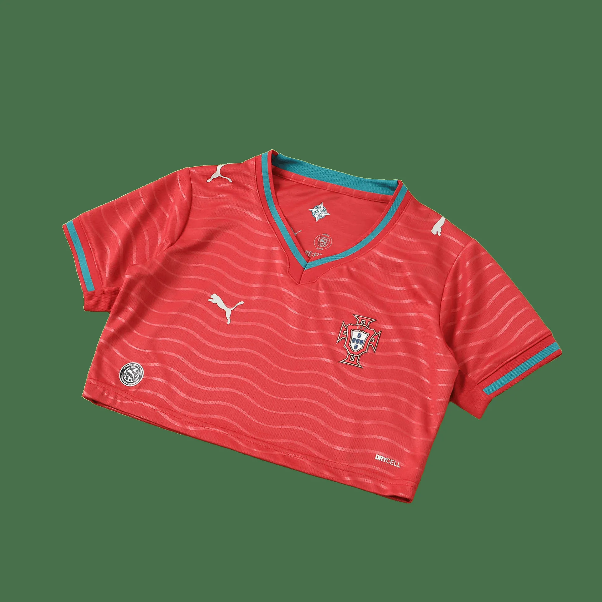 2026 FIFA World Cup Portugal Women Home Cropped Jersey AAAAJersey Supply Yupoo 8
