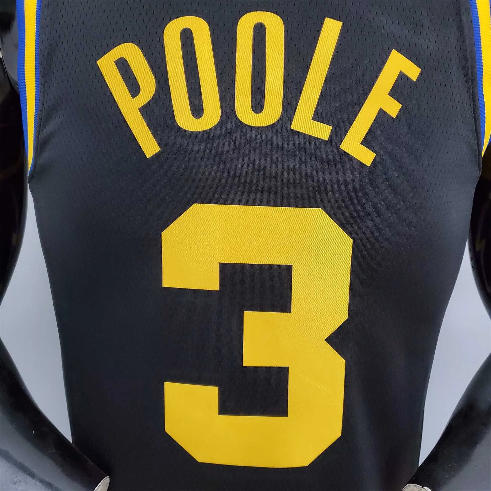 2022 75th Anniversary Poole #3 Warriors City Edition Black 8