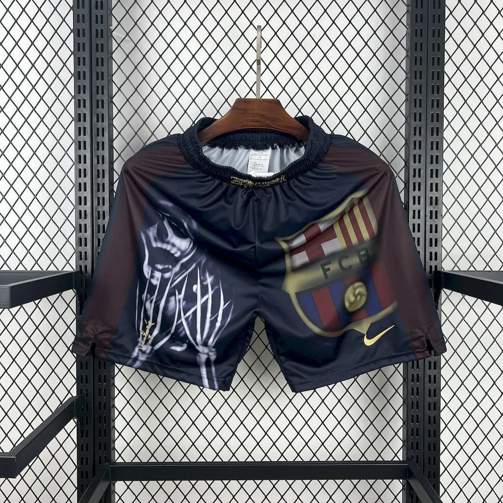 25-26 Barcelona Special Edition Retro Shorts Football Trousers AAAAJersey Supply Yupoo 5