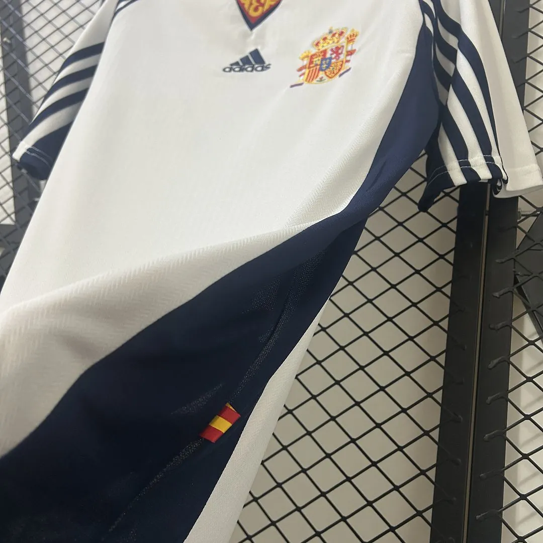 1998 Spain Away Retro Kit Vintage Shirt AAAAJersey Dropship Yupoo 1