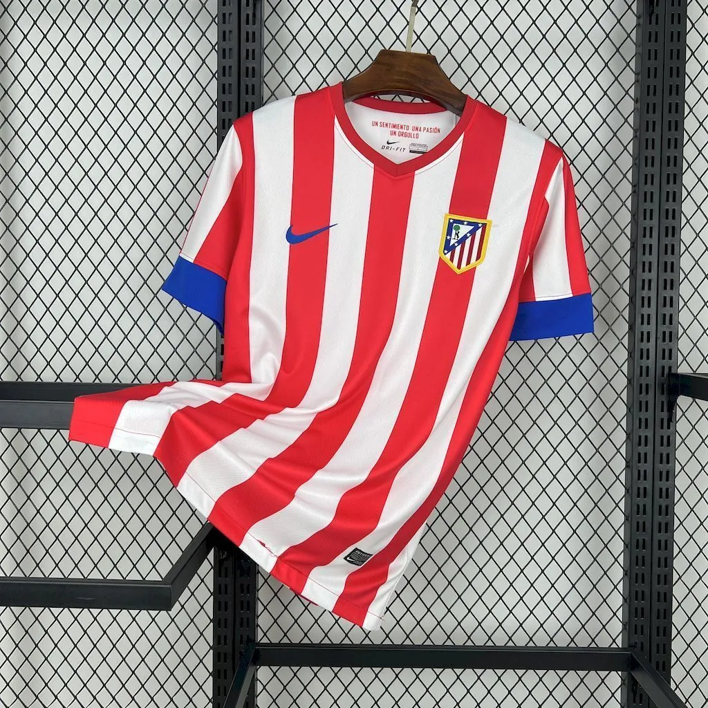 12-13 Atletico Madrid Home Retro Kit Vintage Shirt AAAAJersey Supplier Yupoo 7