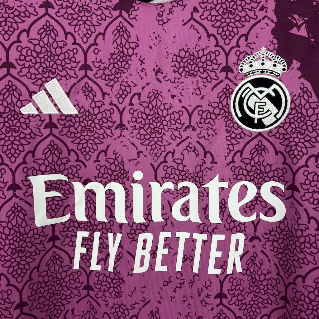 24-25 Real Madrid Pink Special Edition Shirt Football Uniforms AAAAJersey Supplier Yupoo 4