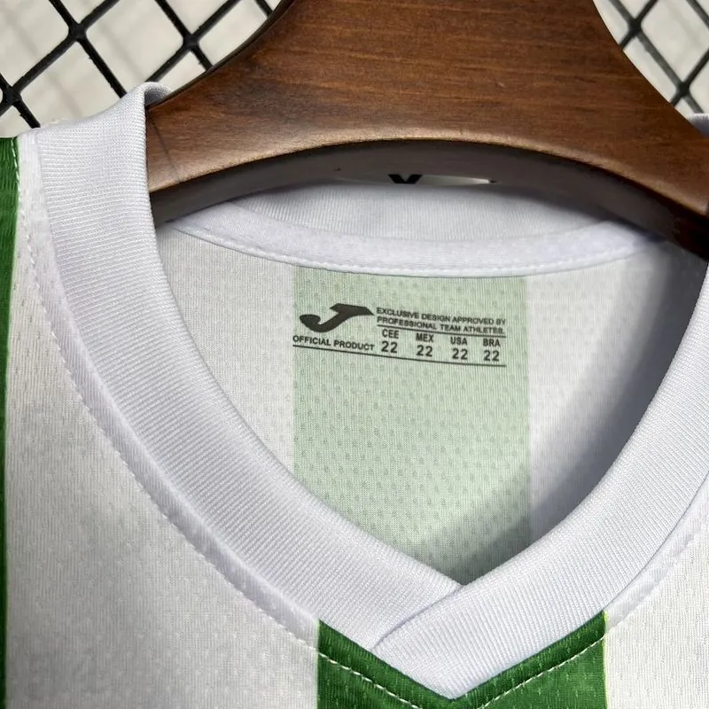 24-25 Cordoba FC Home Kid Kits Youth Apparels Football AAAAJersey Yupoo 8