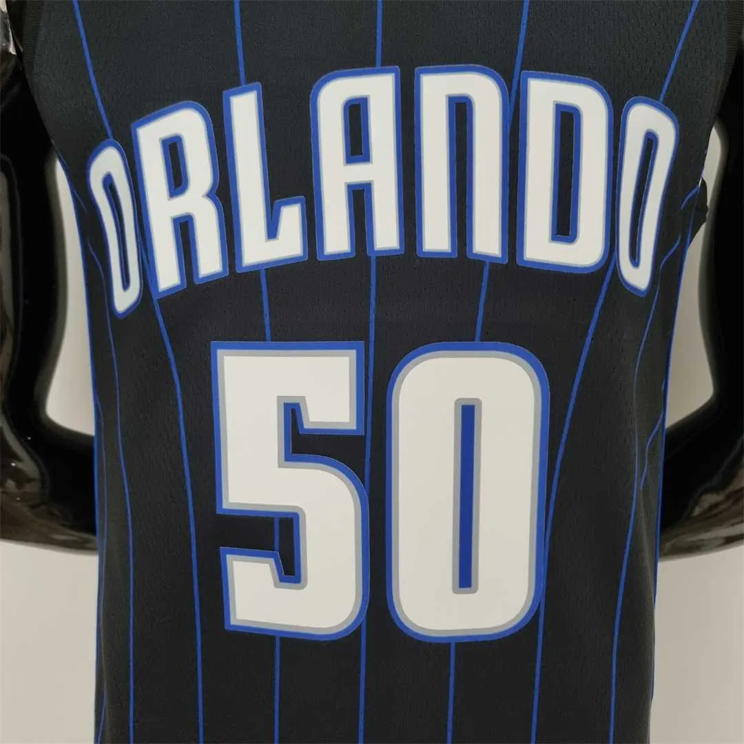 75th Anniversary Anthony#50 Orlando Magic Black NBA Jersey 10