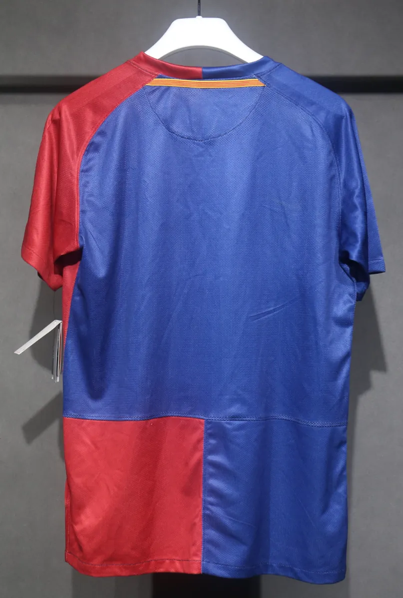 08-09 Barcelona Home Retro Kit Vintage Player Version Sino Shirt AAAAJersey Dropship Yupoo 7