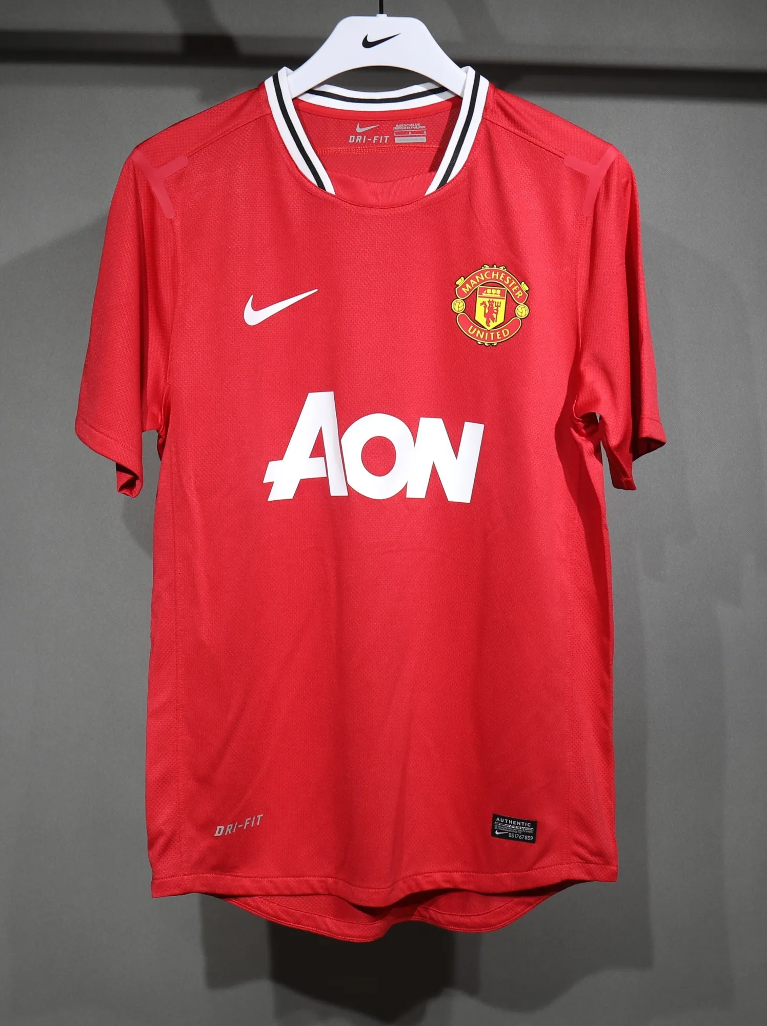 11-12 Manchester United Home Retro Kit Vintage Player Version Shirt Football AAAAJersey Yupoo 7