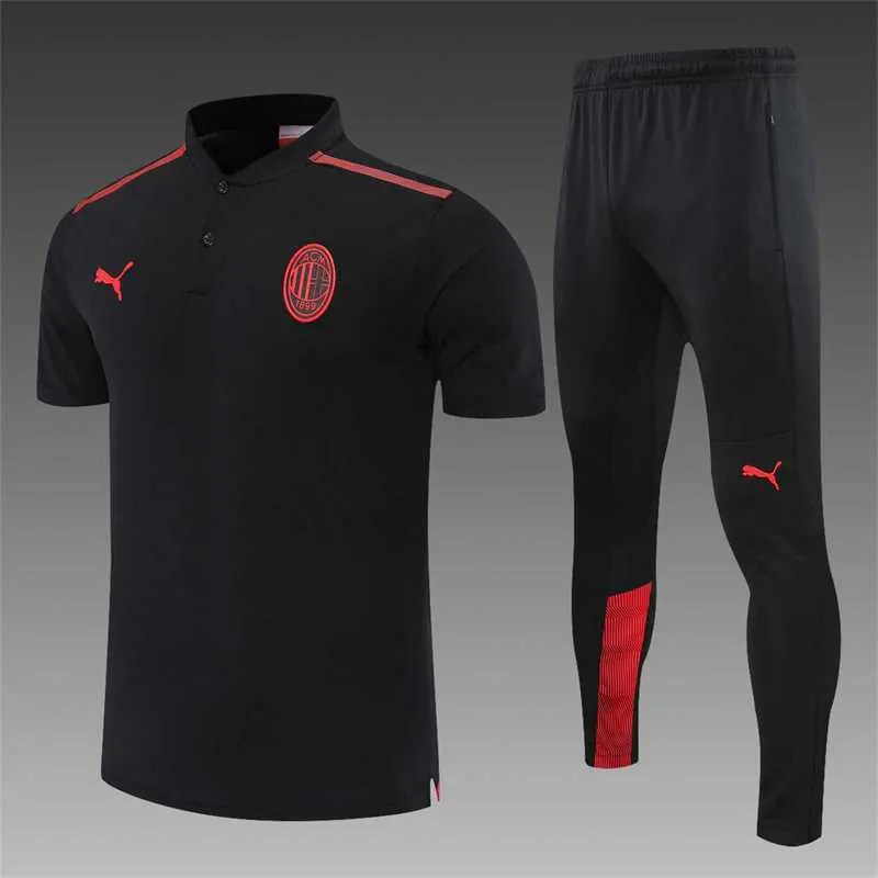 AC Milan Polo blackred Team Badge 20