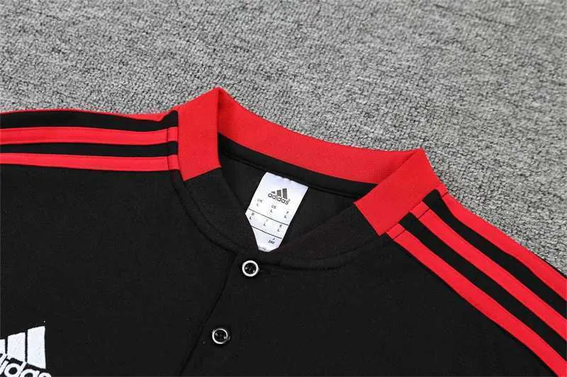 Manchester United Polo black red-three sides 14