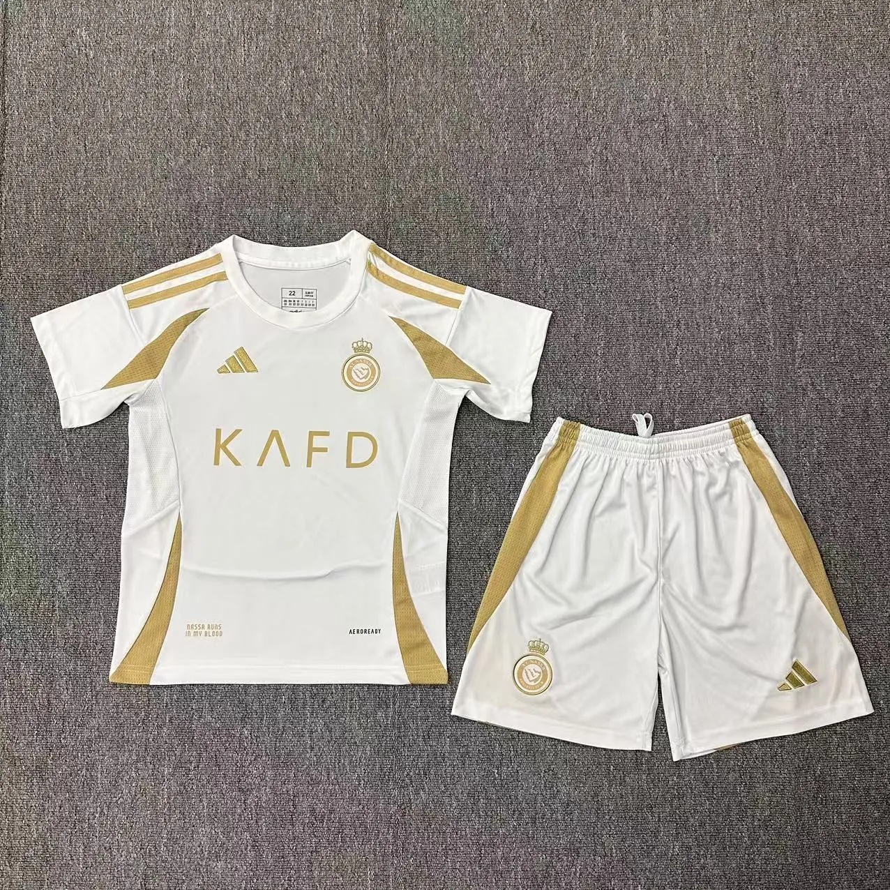 24-25 Al-Nassr Third Kids Kits Youth Apparels AAAAJersey Supplier Yupoo 2