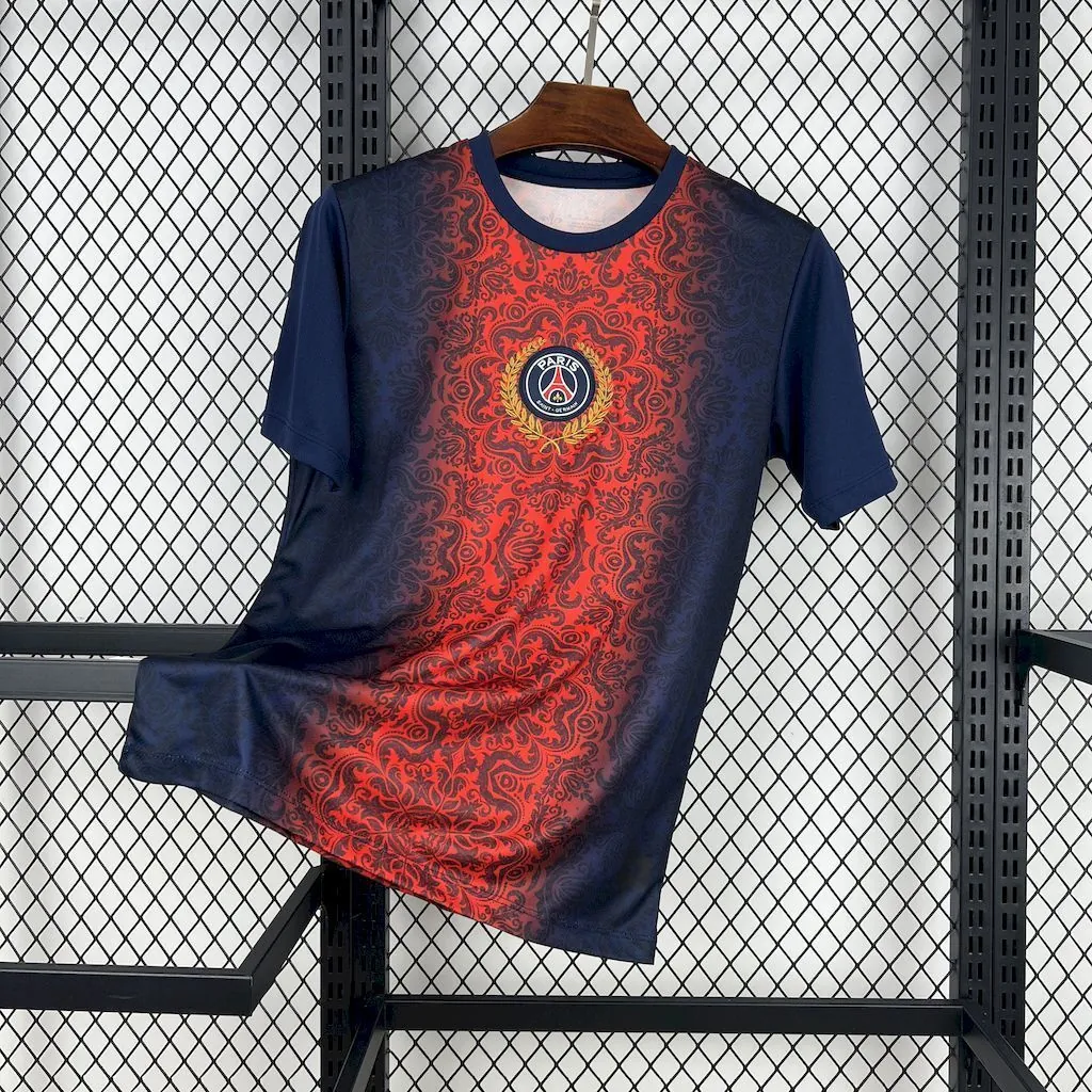 25-26 PSG European Champions Red&Navy Special Shirt Football Apparels AAAAJersey Supply Yupoo 9