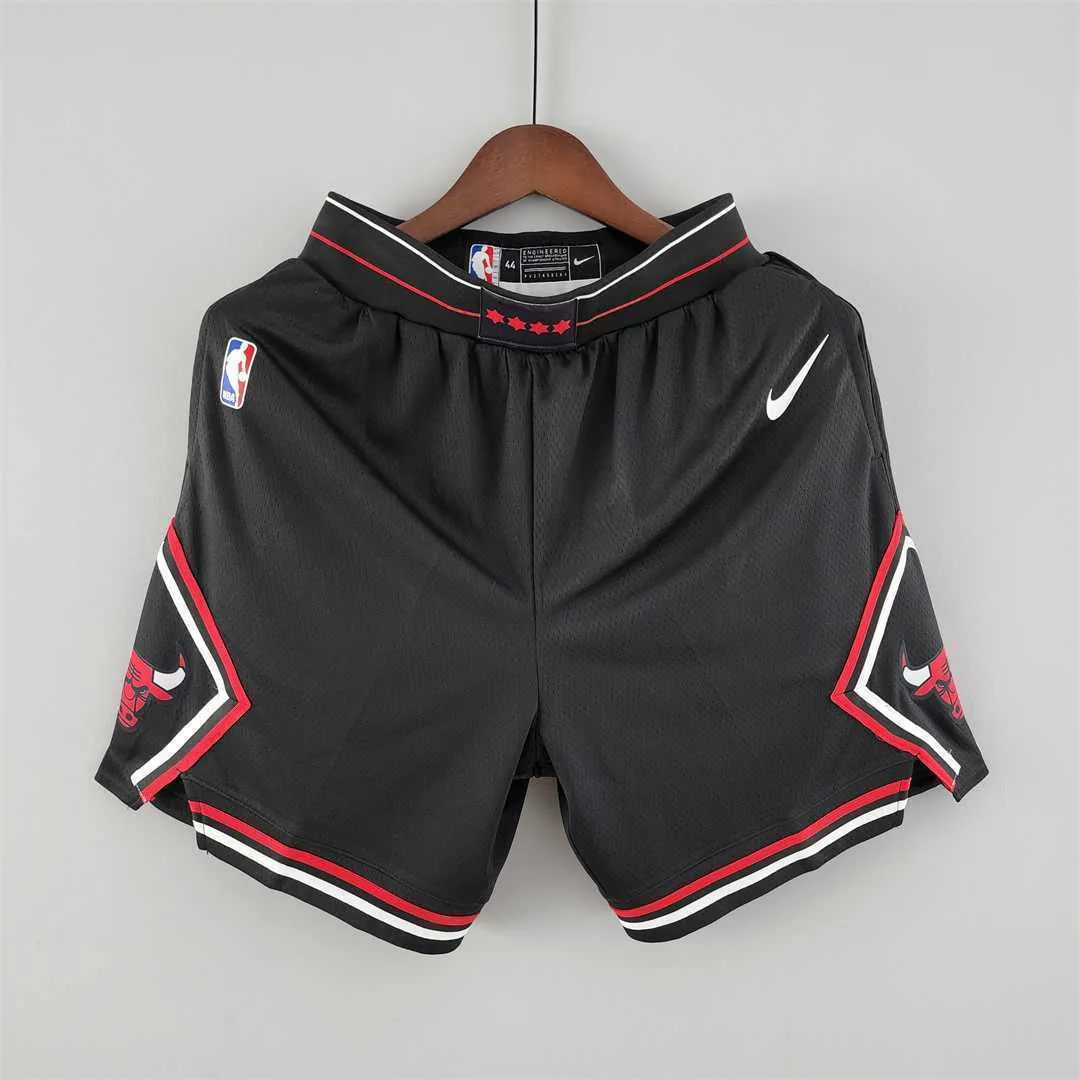 Chicago Bulls black NBA shorts 9
