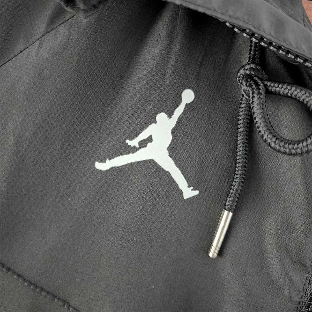 22-23 PSG black windbreaker-1 4