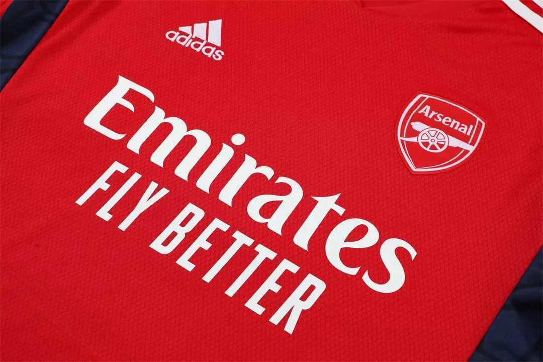 22-23 Arsenal vest training suit kit red 19