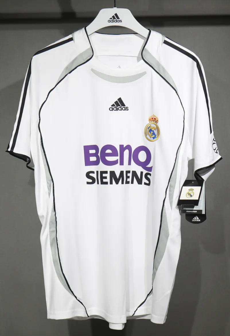 06-07 Real Madrid Home Retro Kit Vintage Player Version Sino Shirt AAAAJersey Dropship Yupoo 6