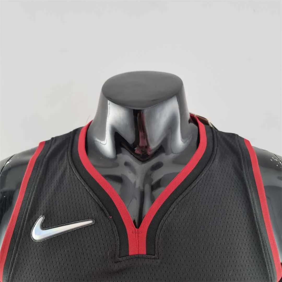 75th Anniversary Miami Heat ADEBAYO#13 black NBA Jersey 5