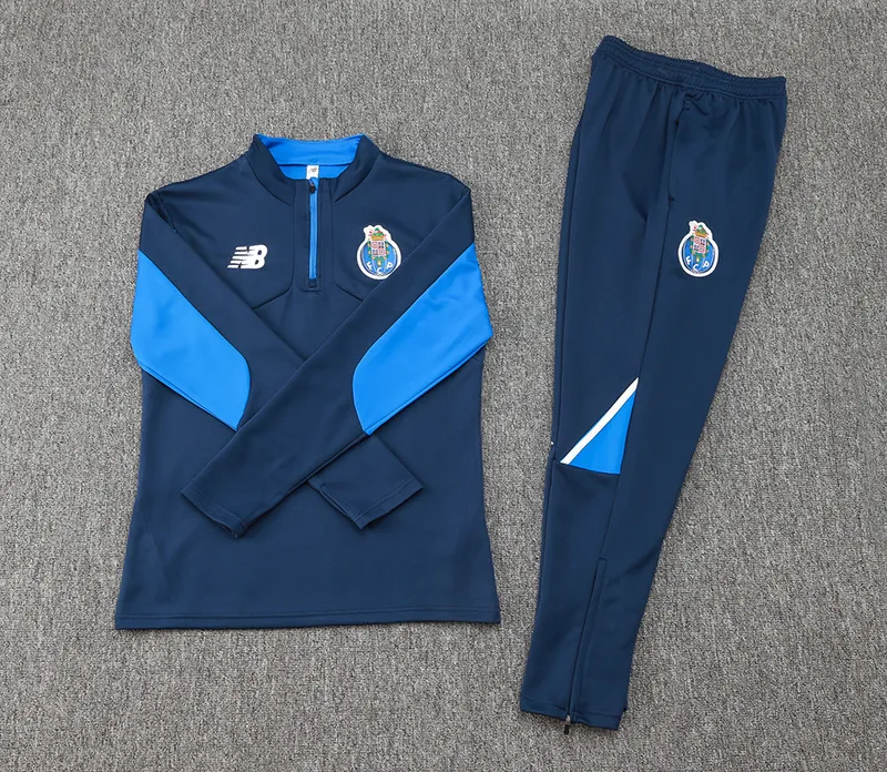 24-25 Porto Long Sleeve Training Suit Football Shirts 1