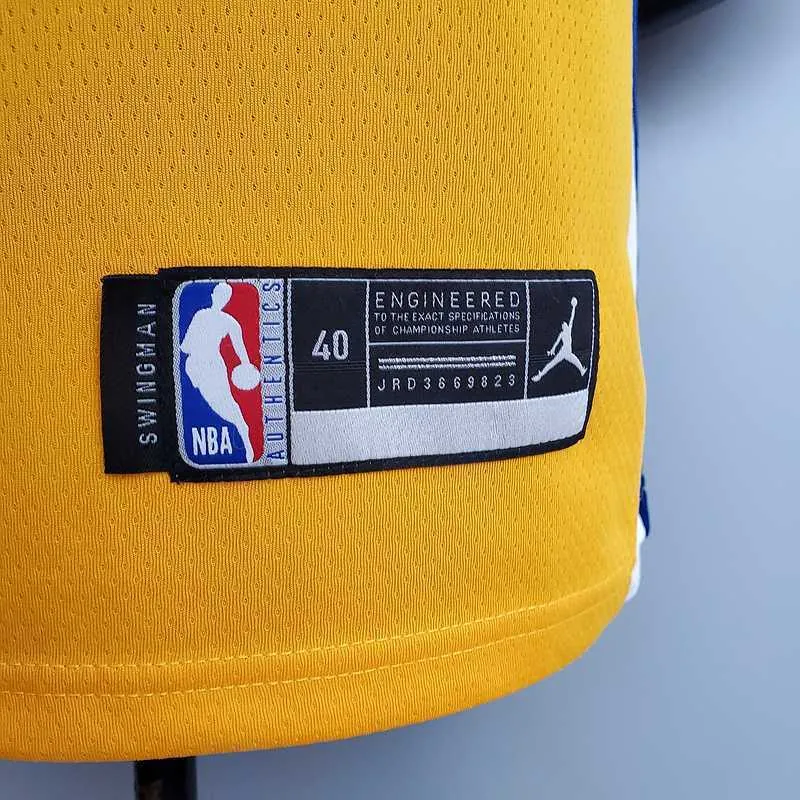 New YOUNG#6 Golden State Warriors yellow 3