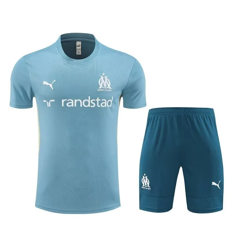 24-25 Marseille Training Soccer Jerseys Football Shirts 4