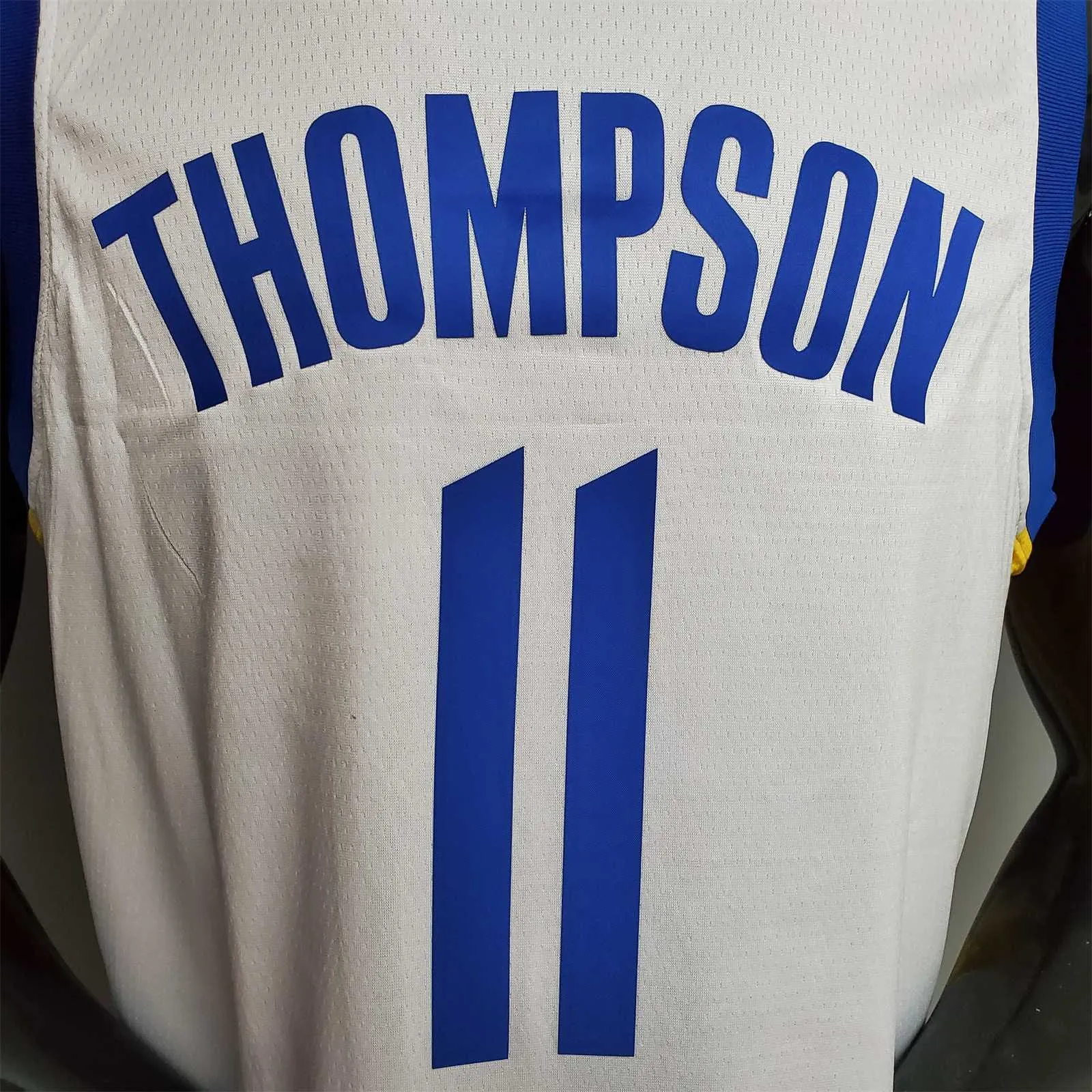 Thompson #11 Golden State Warriors white 3