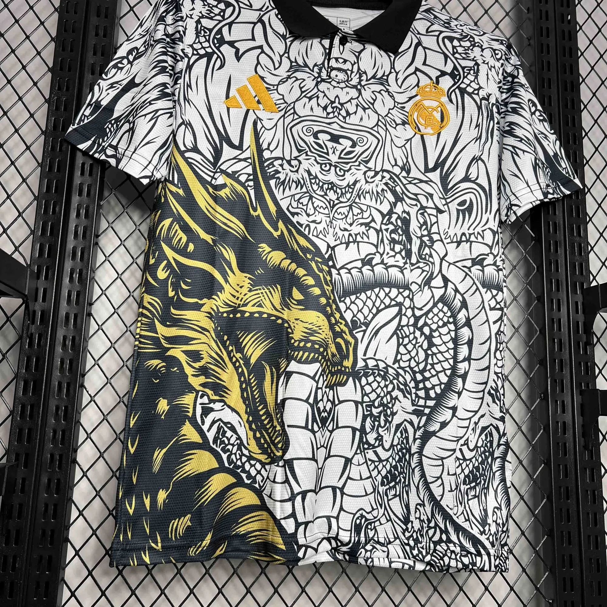 2024 Real Madrid Golden Dragon Special Edition Kit Soccer Uniform AAAAJersey Dropshiping Yupoo 1