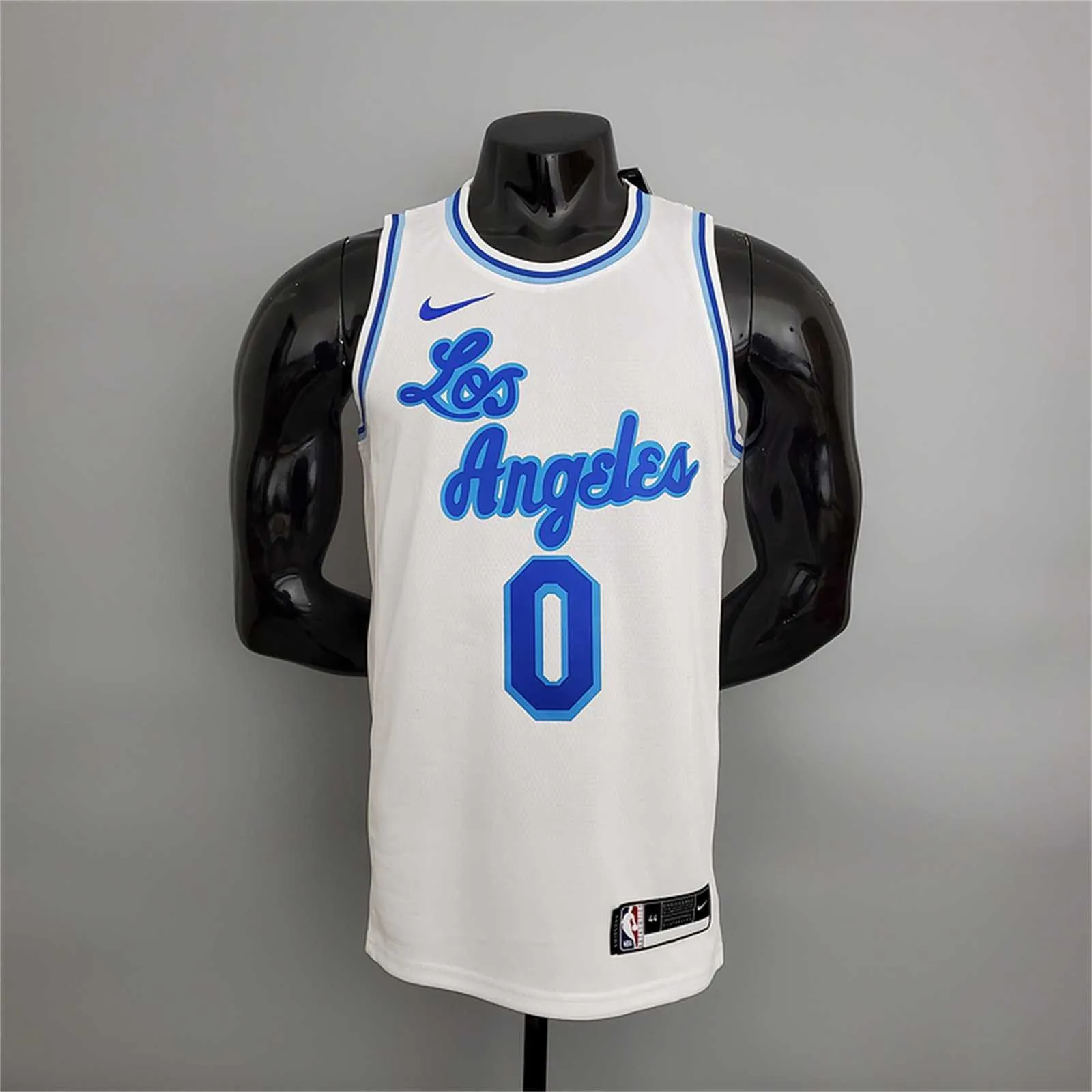 Lakers Westbrook#0 Latin Night (High Head) White 8