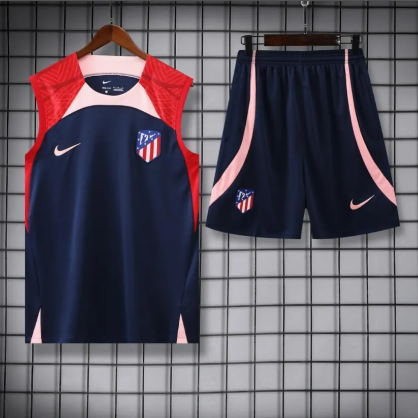 23-24 Atletico Madrid Training Vest Kit S-XXL Soccer Jerseys 3