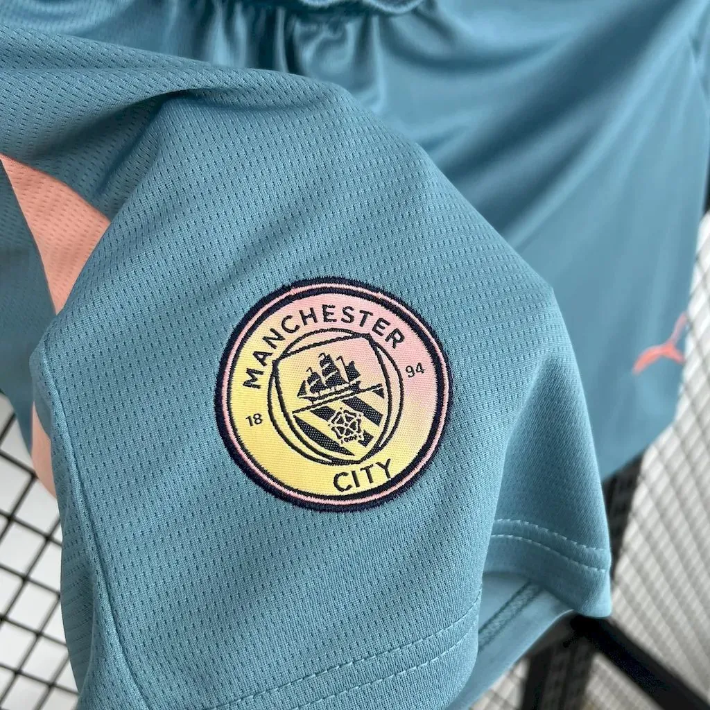 24-25 Manchester City Fourth Shorts Football Trousers AAAAJersey Supplier Yupoo 2