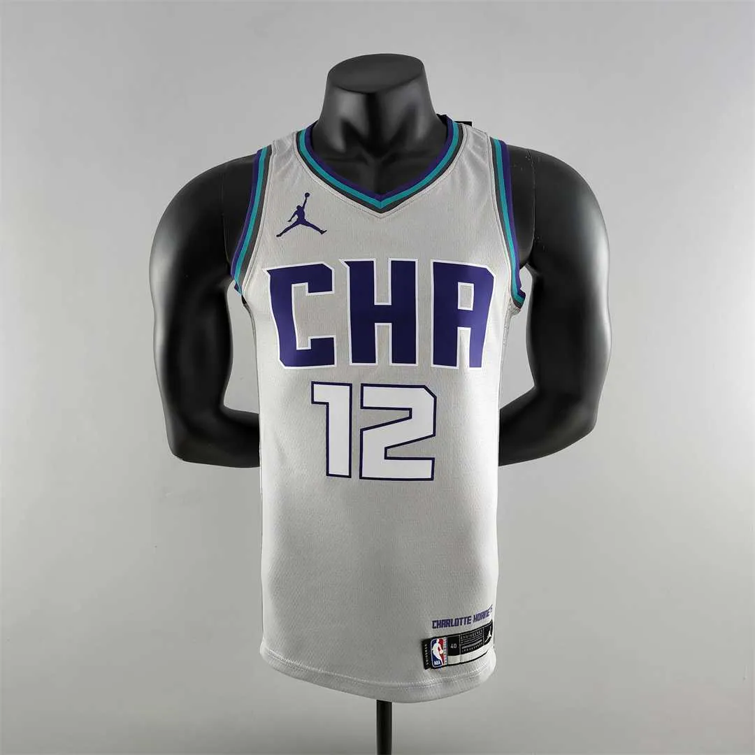 2019 Oubre jr. #12 Charlotte Hornets Grey NBA Jersey 10