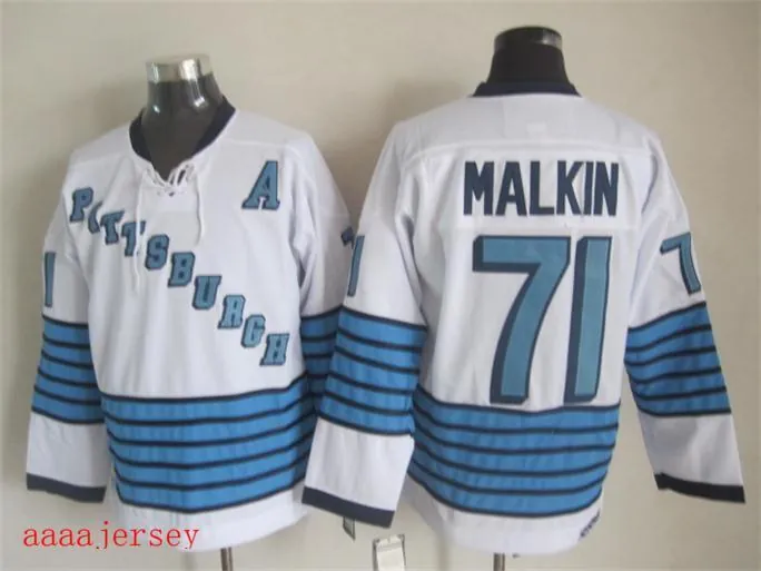 Pittsburgh Penguins retro ice hockey jersey M-3XL 匹兹堡企鹅队复古冰球服 1