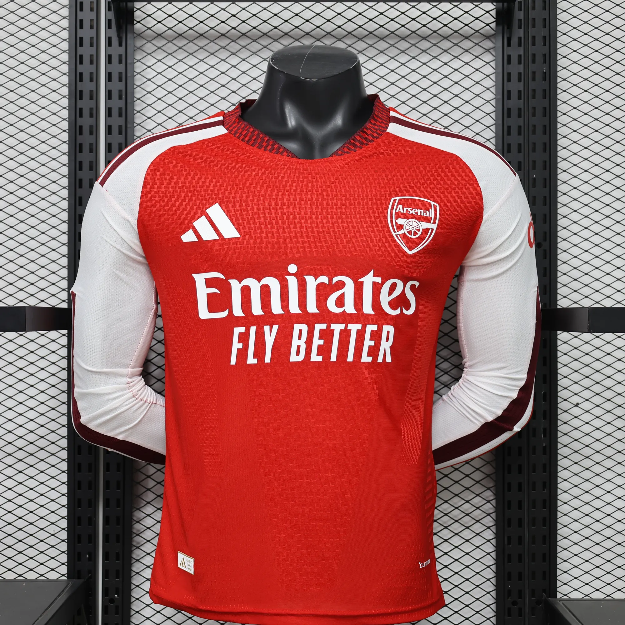 26-27 Arsenal Mens Home Red Kit Player Version Soccer Long Sleeve Shirt AAAAJersey Dropship Yupoo 8 1
