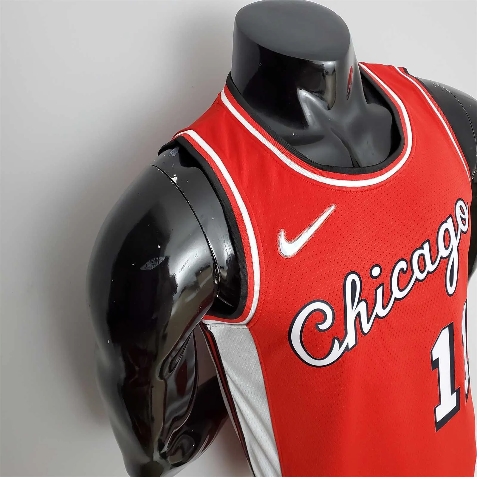 75th Anniversary 2022 Season Chicago Bulls DeROZAN#11 City Edition Red NBA Jersey 7