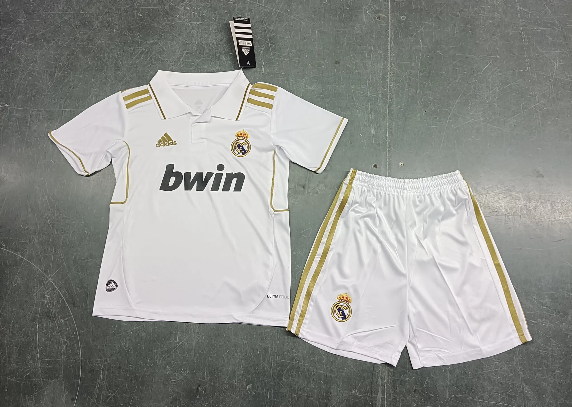11-12 Real Madrid Home Retro Kids Kit Size-16-28 Soccer Jersey Yupoo 7