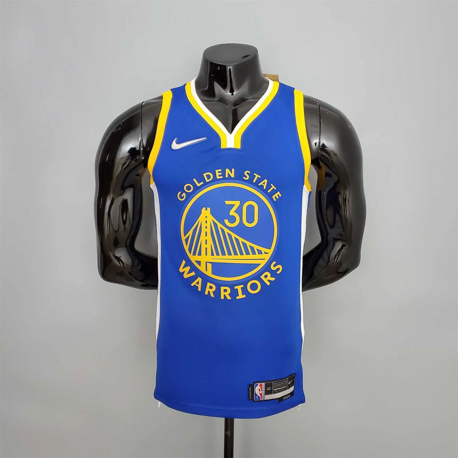 75th Anniversary Curry #2974 Warriors Blue 9