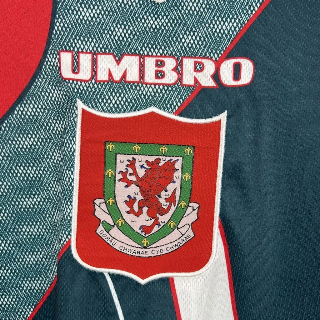 94-95 Wales Away Retro Kit Vintage Shirt AAAAJersey Supplier Yupoo 2