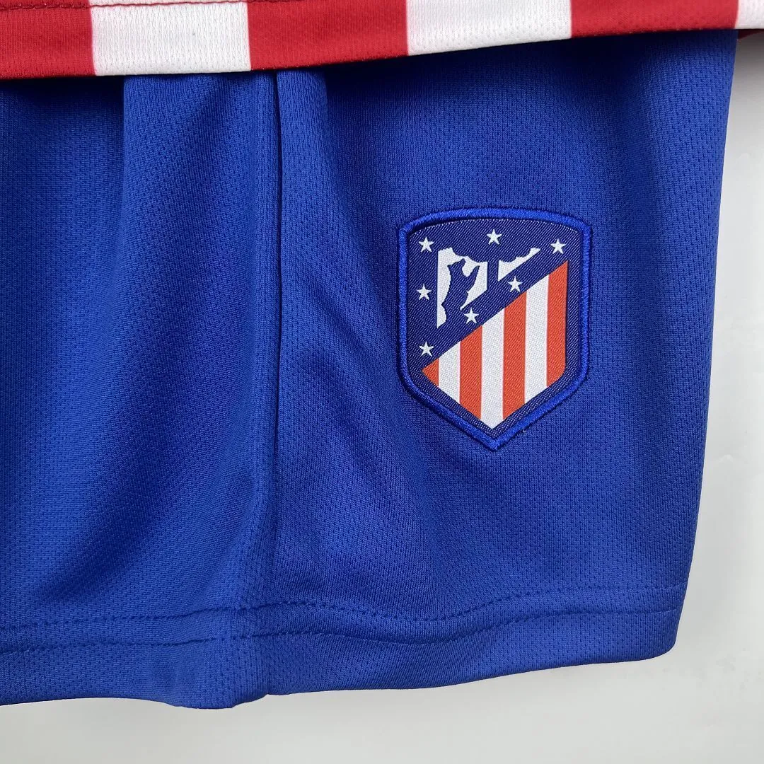 23-24 Kids Atletico Madrid home size 16-28 Cheap Football Kit 7