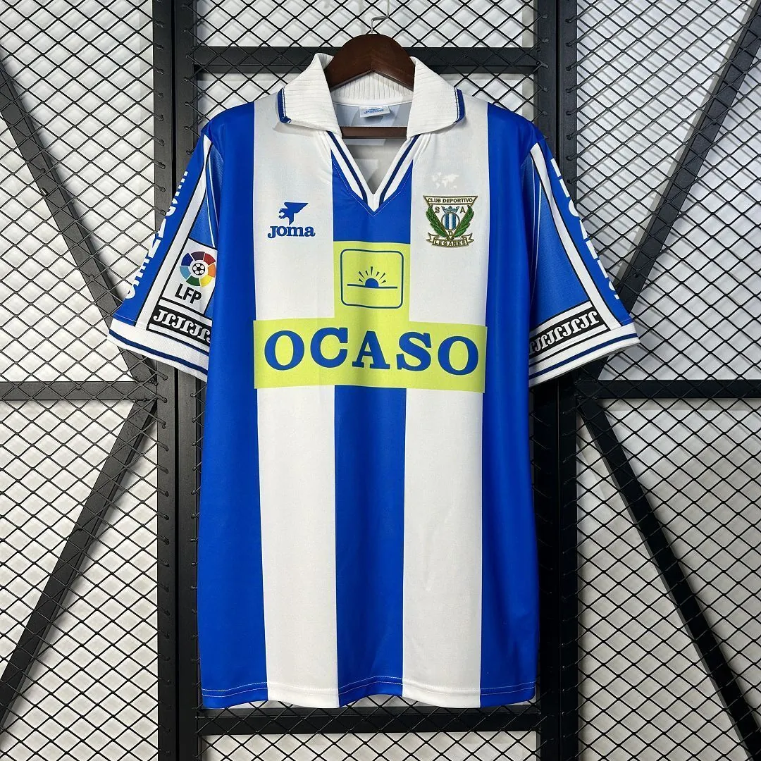 98-00 Leganes Home Retro Kit Vintage Shirt Soccer AAAAJersey Yupoo 6
