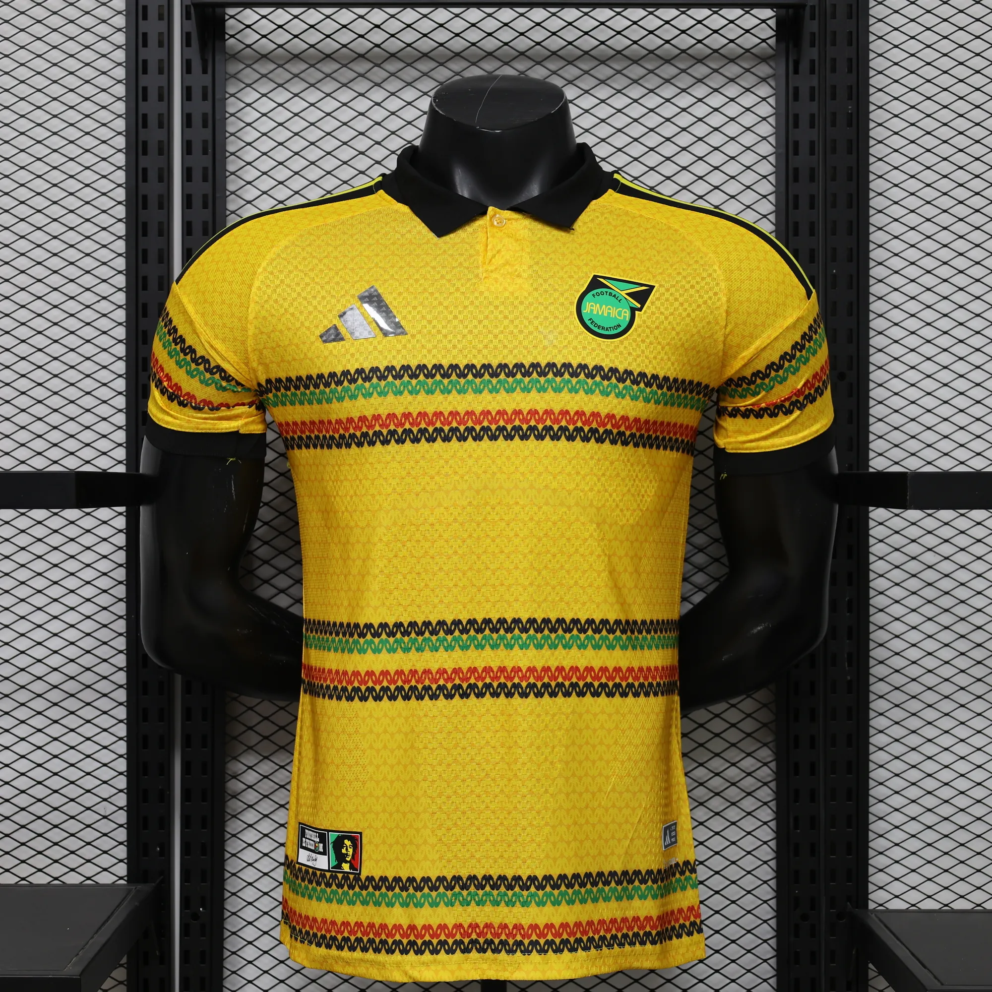 2026 Mens Jamaica x Bob Marley Home Kit Player Version Soccer T-Shirt AAAAJersey Supply Yupoo 4
