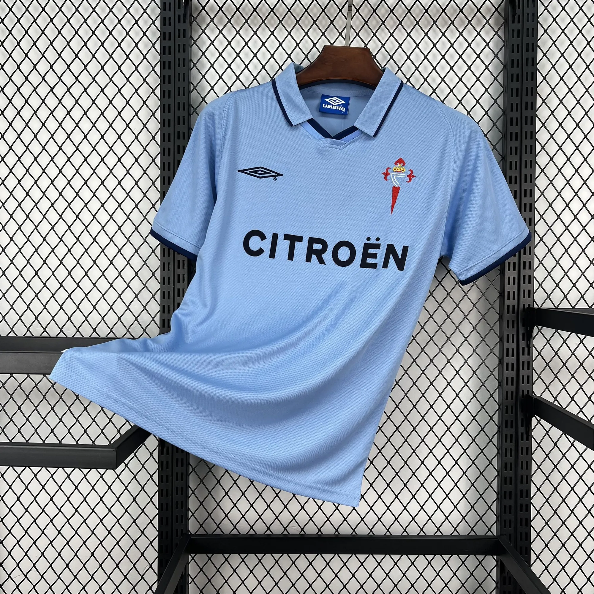 01-02 Celta de Vigo Home Retro Kit Vintage Shirt AAAAJersey Wholesale Yupoo 8 2