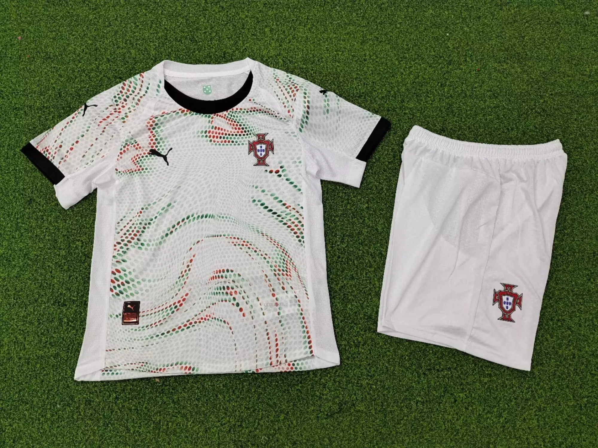 25-26 Portugal Away Kid Kits Player Version Youth Apparels Soccer AAAAJersey Yupoo 5
