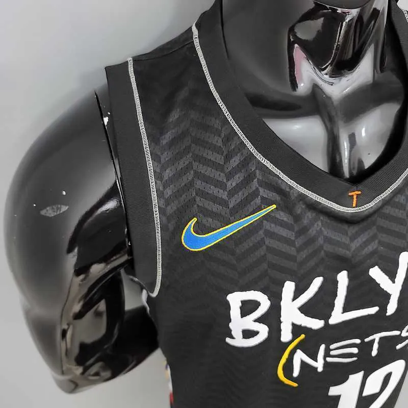 New Brooklyn Nets HARRIS#12 City Edition Black 8