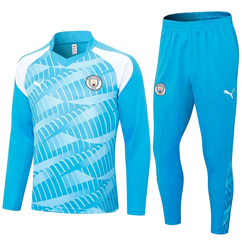 23-24 Manchester City Long Sleeve Training Suit Yupoo 3