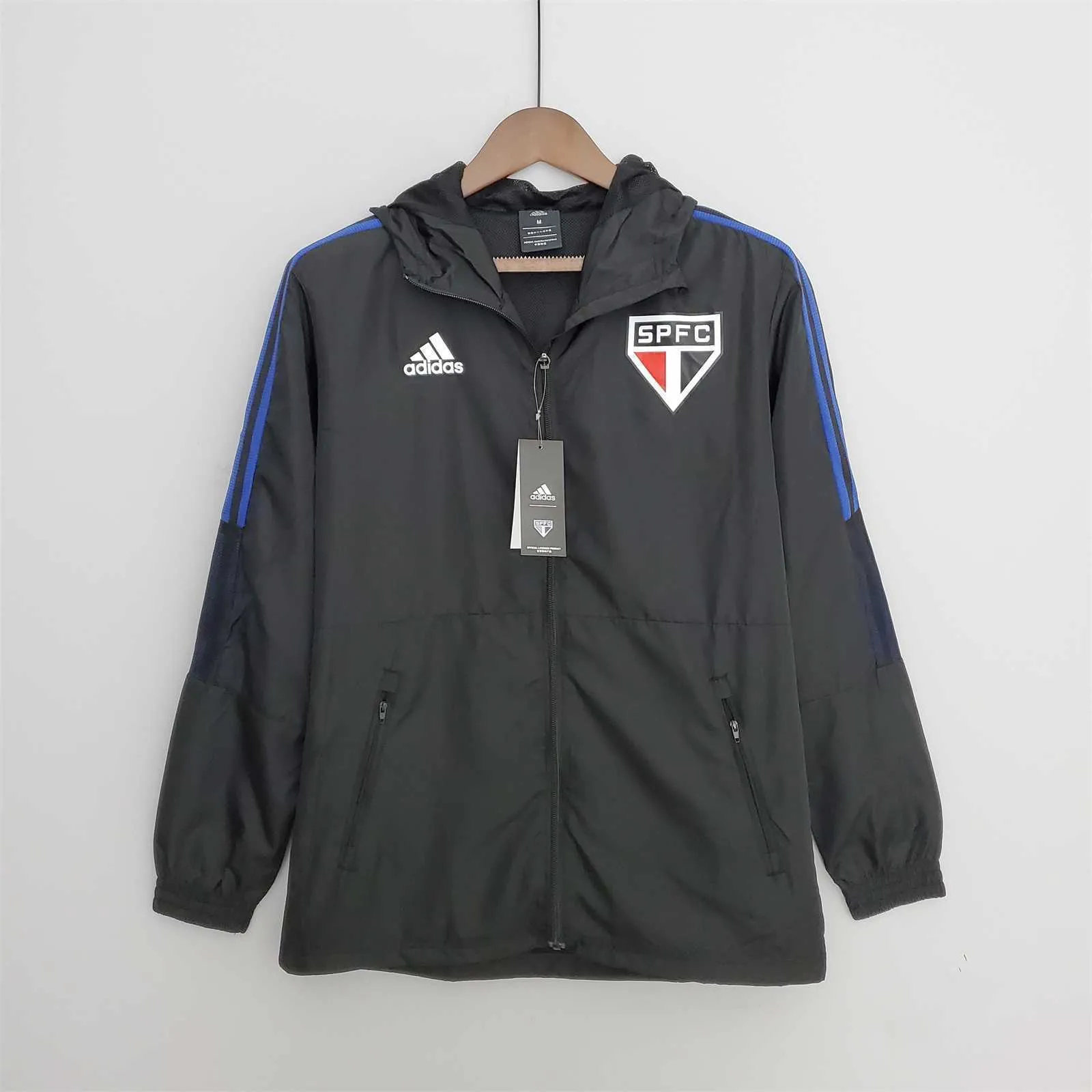 22-23 Sao Paulo black windbreaker 8