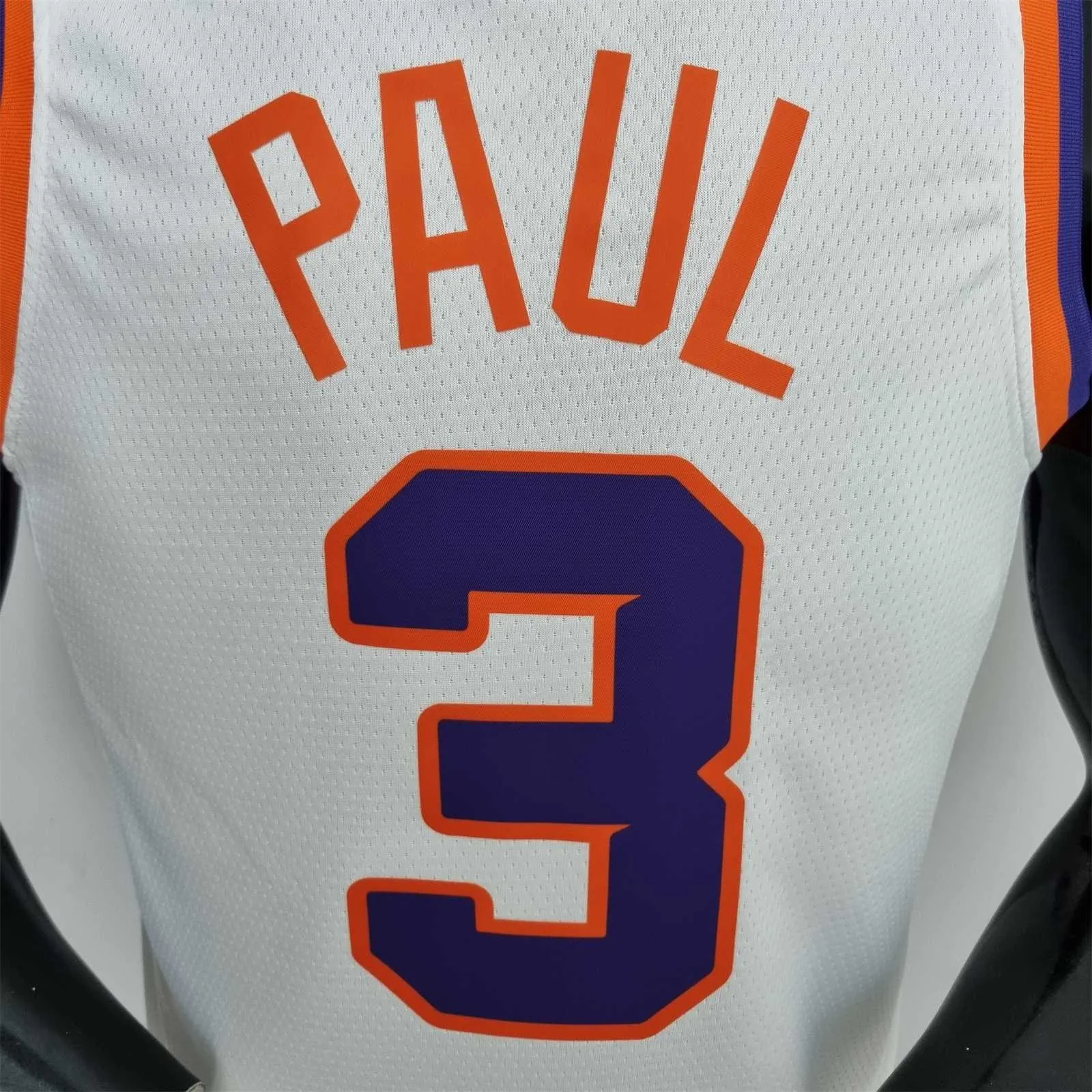 75th Anniversary Paul #3 Phoenix Suns White NBA Jersey 1