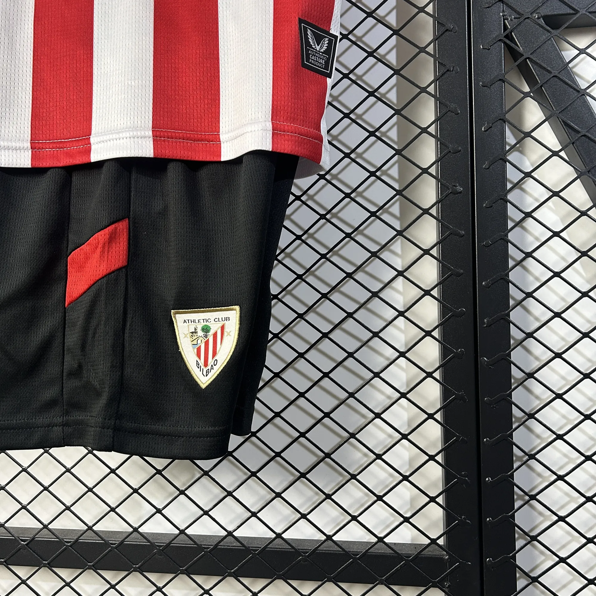 25-26 Athletic Bilbao Home Kid Kits Youth Apparels Sino AAAAJersey Supply Yupoo 4