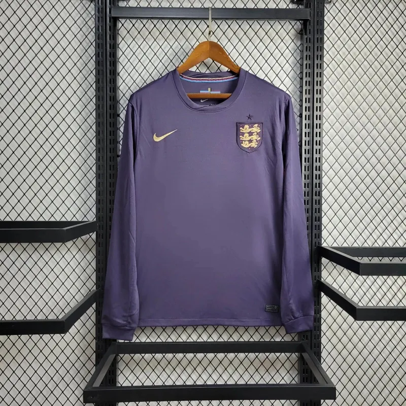 2024 England Away Long Sleeve Kit UEFA Euro Shirt Soccer Jerseys Yupoo 7