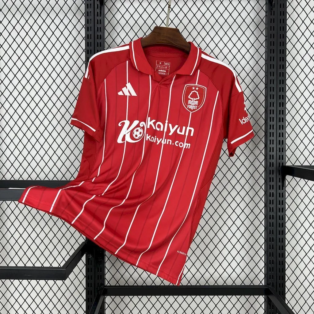 25-26 Nottingham Forest Home Shirt Soccer Uniform AAAAJersey Yupoo 7