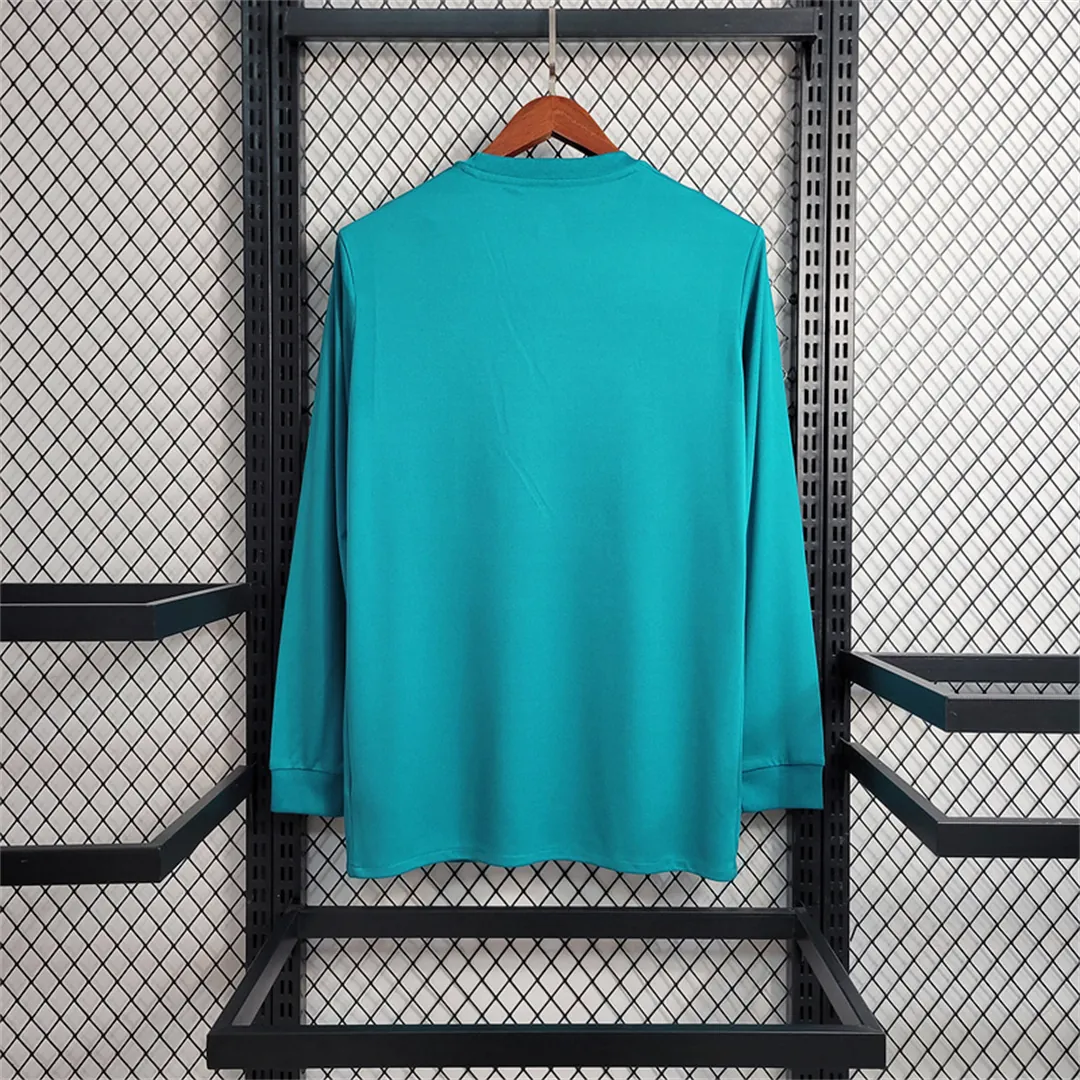 17-18 Real Madrid third away Long sleeve 5