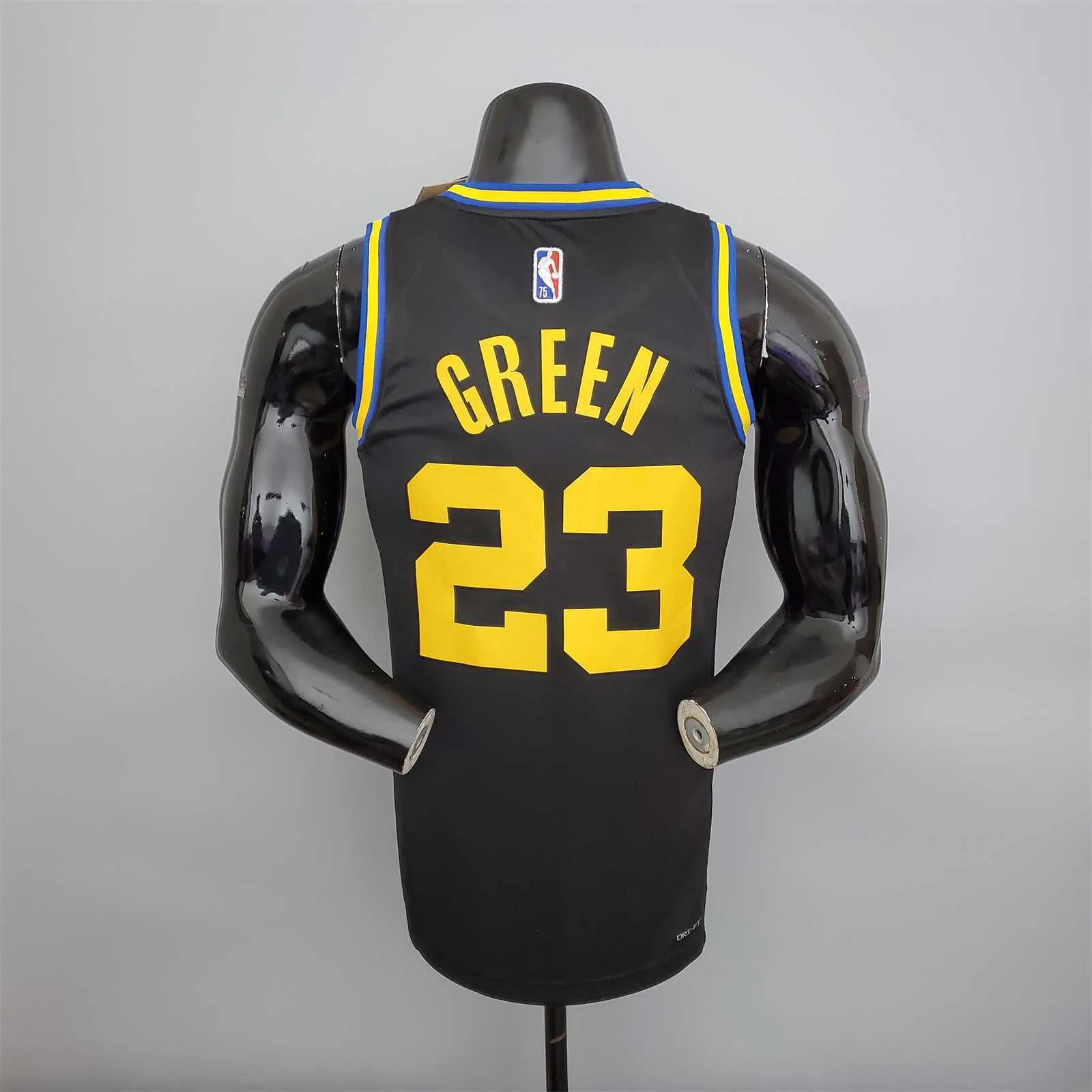 2022 75th Anniversary green#23 Warriors City Edition Black 9