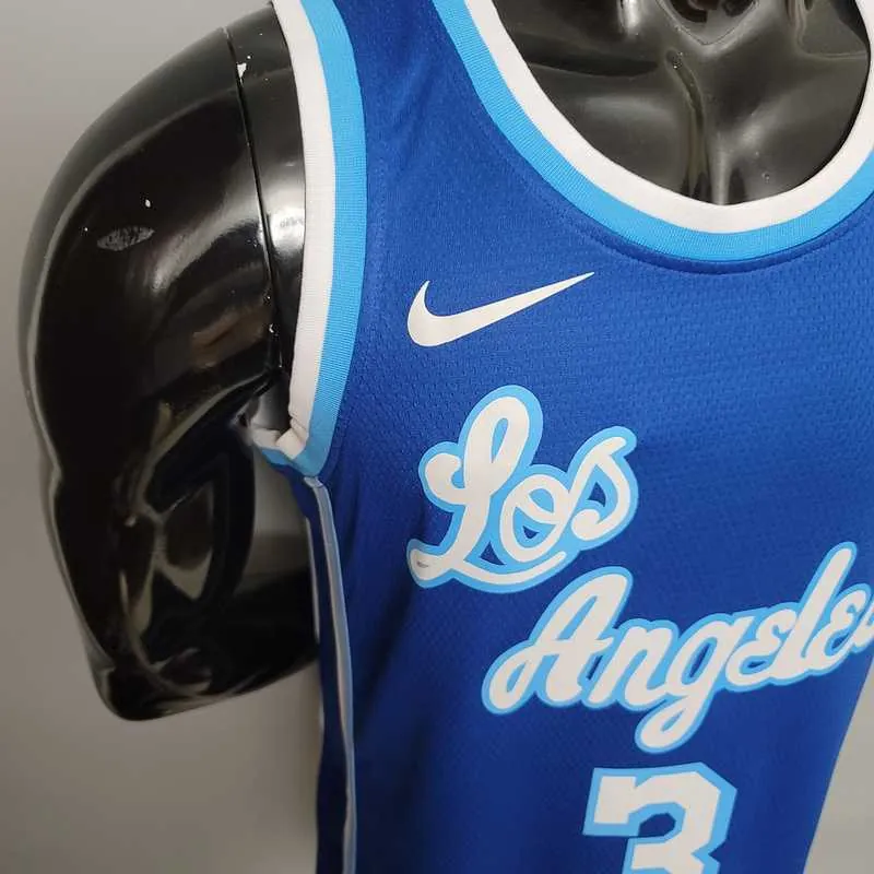 Retro night DAVIS #3 Lakers blue 4